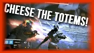 Destiny - How to Cheese the Totems (Kings Fall Raid, Hard Mode Strategy, Making Lfg Easier)