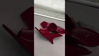 Zara.Beautiful red shoes.Красивые красные босоножки. #youtubeshorts