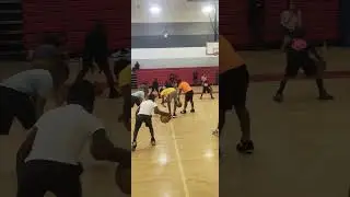 Kids at Team Jordan training putting in work. #dribbling #basketballtraining #hoopdrills
