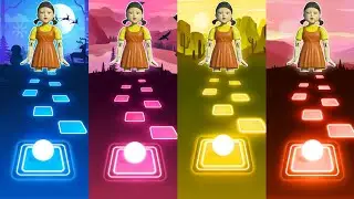 Squid Game vs Squid Game vs Squid Game vs Squid Game - Tiles Hop EDM Rush
