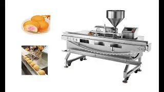 Automated bread, Cake and Croissant Filling and injection Machine with Multi-function Design