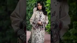 JAZMIN Luxury - 3 Pcs Dhanak Embroidered Suit with Wool Shawl #fashion #dress #onlineshopping