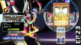 Yu-Gi-Oh! Master Duel Gameplay 23 - Neo Space Comrades Master Packs Opening [Free Packs Trick]
