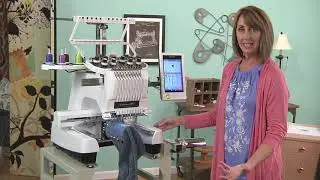 Marie Zinno shows techniques for embroidering jeans like in the 70’s on It's Sew Easy (813-2)