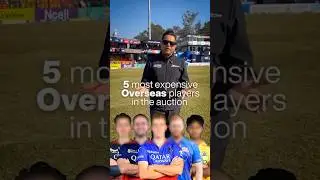 Top 5 Expensive Overseas Players For #IPL 2026 Auction #cricket #shorts