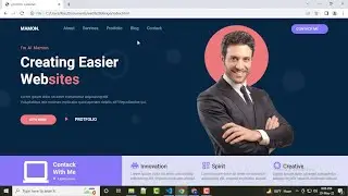 How to Create a Animated Portfolio Website Just Using HTML CSS in 2022