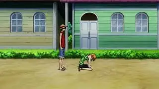 Luffy Help Me Scene but with Live Action Music and Dialogue