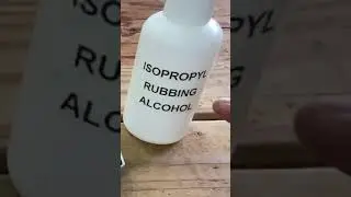 Super Glue Accelerator on Metal | 70% Isopropyl Rubbing Alcohol?   #shorts