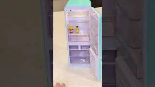 Stocking My Miniverse Refrigerator with Mini Brands! | Emery&rsquo;s Mini Market 🧃🧊 #toys #minibrands