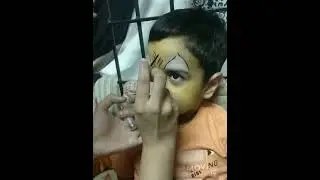 easy lion makeup for fancy dress...