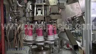 TFS-100A Automatic Tube Filler Sealer for oval tube