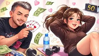 Gambler vs Dr😂Loser Pays in Sit-Ups | Funny Flirty Playtime