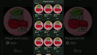 Buying adopt me pets from Cherryspets #adoptme #roblox #robux