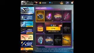 GLOO WALL X KATANA EVENT FREE FIRE | NEW FADED WHEEL EVENT SPIN | FREE FIRE NEW EVENT TODAY