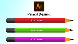 How to Pencil Desing in Illustrator । Make Pencil Desing in Illustrator।2023