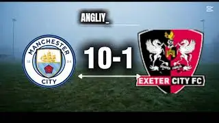Manchester city o'z maydonida angliya kubogi doirasida  Exeter city jamoasini mag'lubiyatga uchratdi