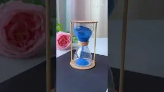 DIY Sand Clock ⏳Easy & Beautiful Craft Idea! #shortsfeed #shorts #sandclockdiy #timecraft #new