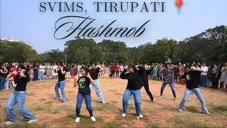 Power packed Flashmob dance performance || Pure energy and Vibes💥Freshers event at SVIMS, tirupati 