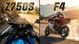 Kawasaki Z750S & MV Agusta F4 On Board Grobnik - Lokve 