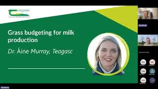 Teagasc x IHFA Webinar - Grass Budgeting for Milk Production with Aine Murray