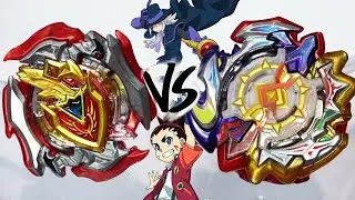 BATTLE: Z Achilles .11.Xt+ VS Cho-Z Right/Left Eclipse .11T.Z&rsquo; - Beyblade Burst Super Z/Turbo