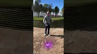 🌧️ WET SAND BUNKER MASTERY! 🏌🏽&zwj;♀️ Ever noticed how your regular bunker technique fails when the