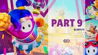 FALL GUYS (Season 1: Free To Play) Playthrough No Commentary - Part 9 [4K 60FPS PC]