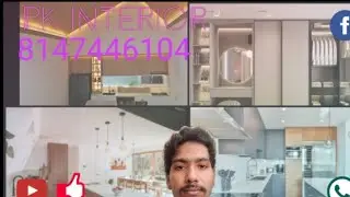 Interior work and all interior design wardrobe kitchen Puja rum tv units bed dareshg phlsh door 