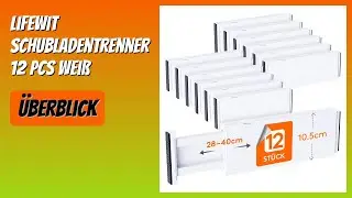 BEWERTUNG (2026): Lifewit Schubladentrenner 12 PCS Wei&szlig;. Infos