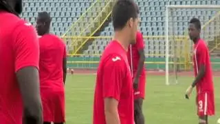 SENIOR TEAM TRAINS AHEAD OF CURACAO FRIENDLY