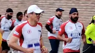 Omar Abdullah, and others participate in Kashmir Marathon in Srinagar