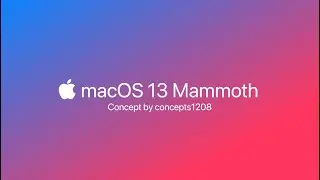 macOS Mammoth Concept