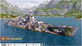 Линкор Наварин  в World of Warships Legends