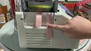Jack Fang Hot Satin Ribbon Cutting Machine I V Shape Ribbon And Webbing Cutting Machine