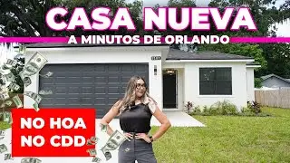 Casa NUEVA en ORLANDO con MUCHO TERRENO | 0$ HOA 💸🏡