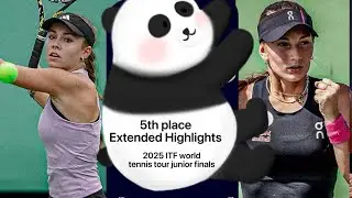 Extended Highlights STUSEK vs A KOVACKOVA 2025 ITF Junior Finals 5 #tennis #juniortennis #highlights
