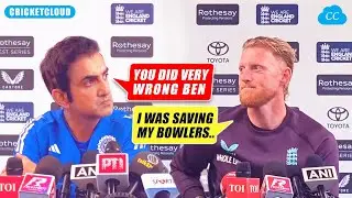 Gautam Gambhir's Brutal Reply to Ben Stokes HandShake Draw Controversy !!