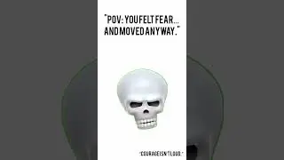 Fear says &ldquo;Let&rsquo;s do it scared&hellip;&rdquo;#shorts #courageoverfear #stepforward
