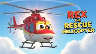 Rex the Rescue Helicopter 🚁 | Brave Rescue Stories & Kids Poem | 3D Animated Adventure