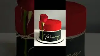 Black and Red Cake Decorating Ideas #shorts #viral #trending #cake #ytshorts #shortsfeed #reposteria