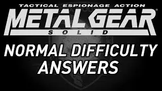 Metal Gear Solid V Ground Zeroes &mdash; ответы на викторину Extra Ops: Deja-Vu (нормальная сложность) ...