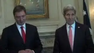 Kerry, Vucic talk migrants, economic issues