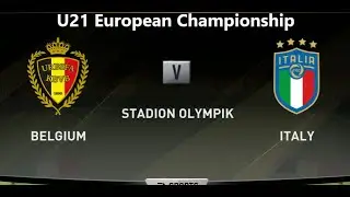 Belgium vs Italy|| U21 European Championship, Group A||HD Gameplay||Fifa19||Highlights||