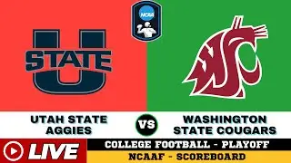 Washington State Cougars Vs Utah State Aggies | NCAAF 2025 | NCAAF Live SCOREBOARD | Dec 23 2025