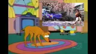 Homer learns how to play Street Fighter 6 with easy controls