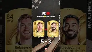 Manchester United VS Tottenham in FC 26! #fc26 #fifa #cardfifa #austor