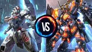 Gundam Supreme Battle: Gundam Calibarn (Aerial) VS Banshee Norn 