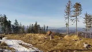 Panorama z Zachodniej Mędralowej, Beskid Żywiecki, Mapa W Kieszeni.