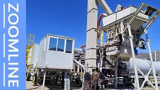 ZAP-ME series Economical Mobile Batch Mix Asphalt Plant -- ZOOMLINE