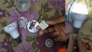 How to make old restoration led bulb repair at home